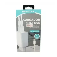 CARGADOR DUAL USB + CABLE TYPO C BL-CH2100 BESTLINK