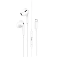 AUDIFONO CON MIC. ALAMBRICO LIGHTNING M111 BLANCO HOCO