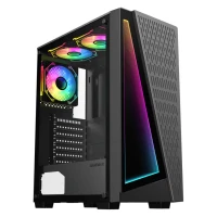 GABINETE GAMER PRISM/2FAN TOP/1 TRAS SIN FUENTE GAMEMAX