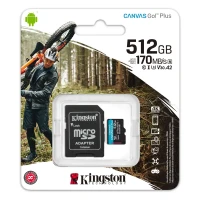 MEMORIA FLASH SD MICRO + ADAPT. SDCG3/512G KINGSTON