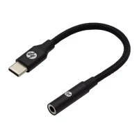 ADAPTADOR AUDIO JACK HEMBRA A USB C DHC-TC131 NEGRO HP