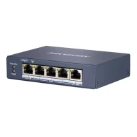 SWITCH 10/100/1000 5P(3P POE)+(1P HI-POE) DS-3E0505HP-E(O-STD)METAL HIKVISION