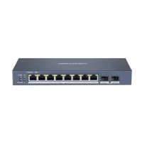 SWITCH 10/100/1000 10P/ 8P POE + 2 P FIBRA DS-3E1510P-SI(O-STD) HIKVISION