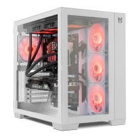 GABINETE GAMER HUMMER ASTRA WHITE VIDRIO TEMPLADO/4 FAN RGB/S FUE NOX