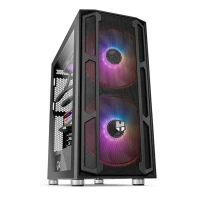 GABINETE GAMER HUMMER NOVA ARGB 2 FAN ARGB FRONT/S/FUENTE NOX