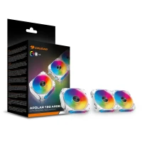 VENTILADOR 120 MM ARGB  X 3 IMANTADO APOLAR /CF-APR12HW3-RGB COUGAR